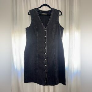 Abercrombie & Fitch Button-Front Black Women’s Dress